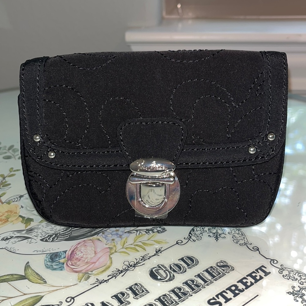 Vera Bradley black card holder.